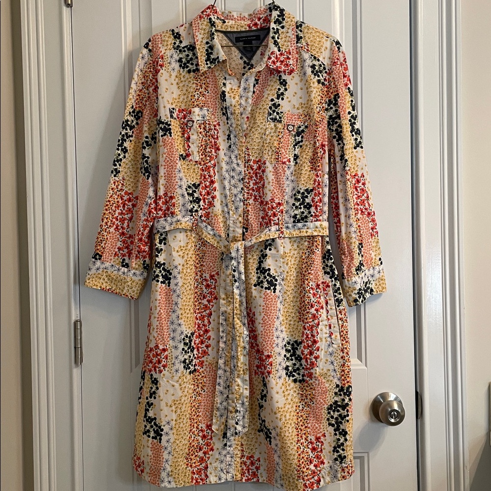 Tommy Hilfiger Floral Button-Up Dress